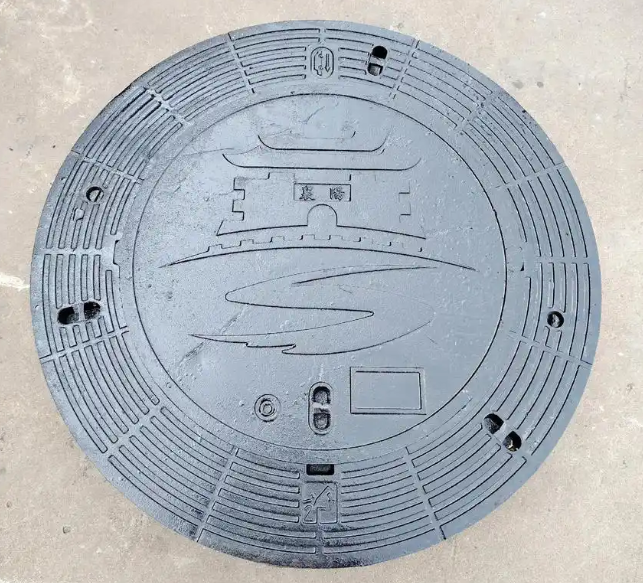 岫岩球墨铸铁井盖定制款展示